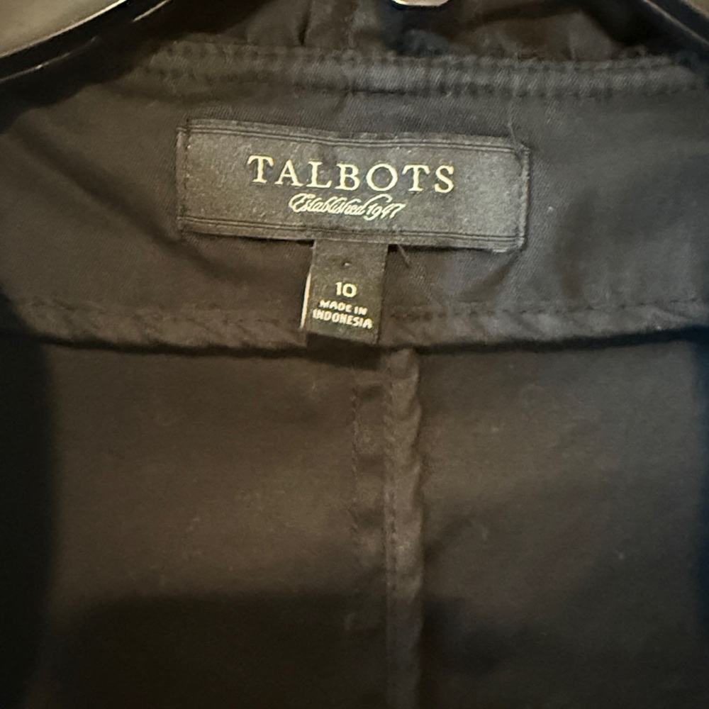 Talbots Black Ruffle Jacket - Picture 5 of 7